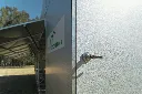 Man-door-to-egg-collection-area-lockable-door-on-Chicken- Caravan- 600