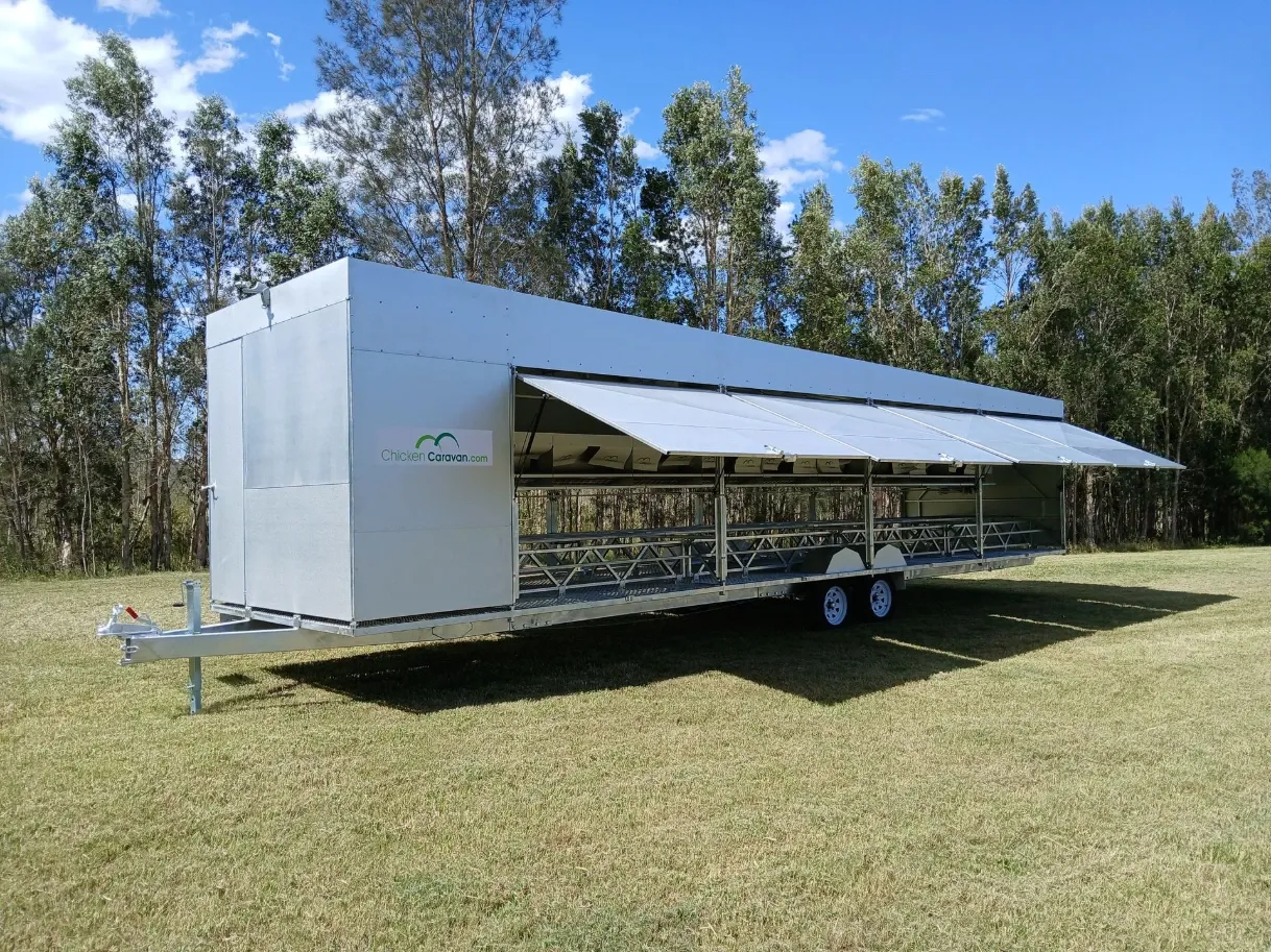 [FP CC600 no roof AUS] Chicken Caravan 600 (Chicken Caravan 600 flat pack with no roofing sheet - AUS)